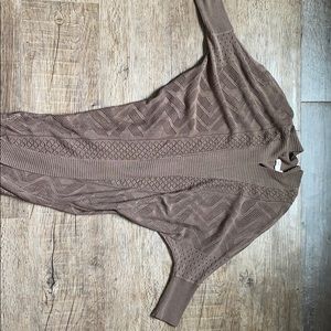 Brown cardigan